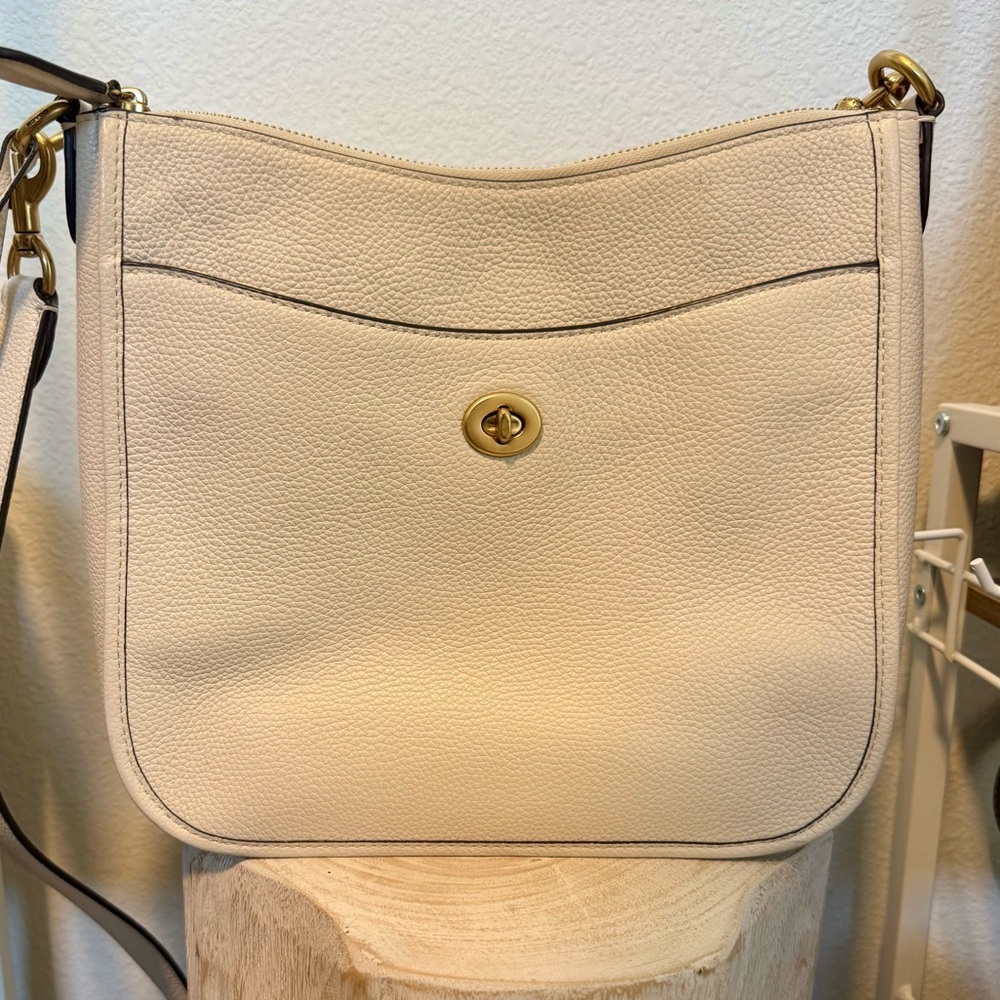 SOLD Coach Chaise Pebble Leather Crossbody